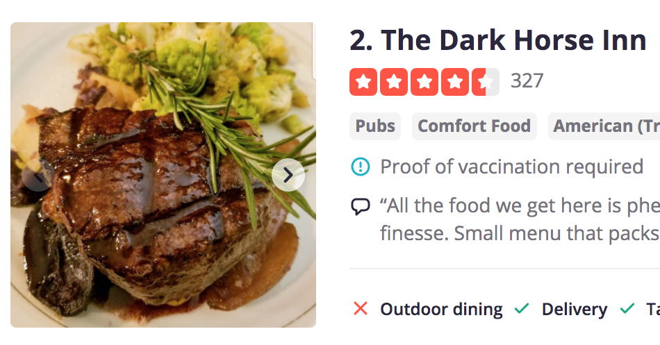 Yelp adds Proof of Vaccination Filters to Restaurants Search
